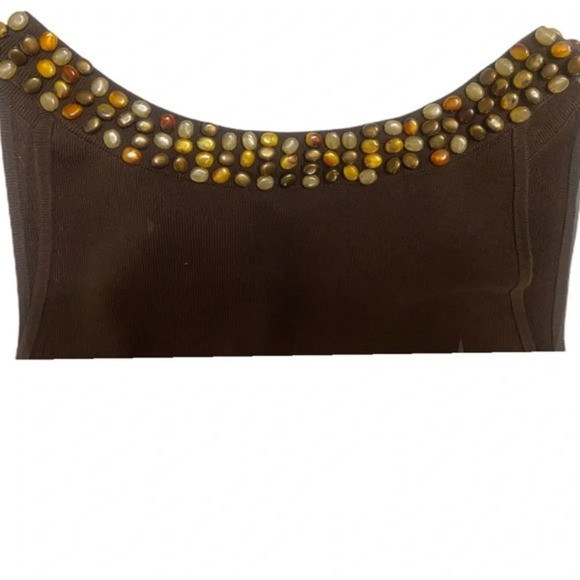 Ann Taylor Loft Rock beaded‎ sweater tank top​ - Picture 10 of 11